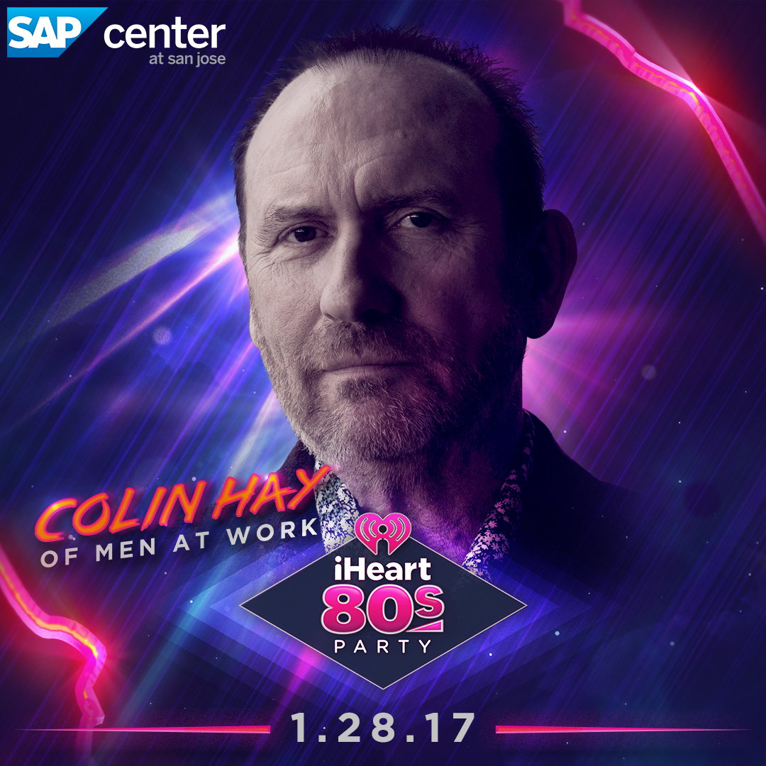 Listen in Live to hear Colin Perform at IHeart80’s