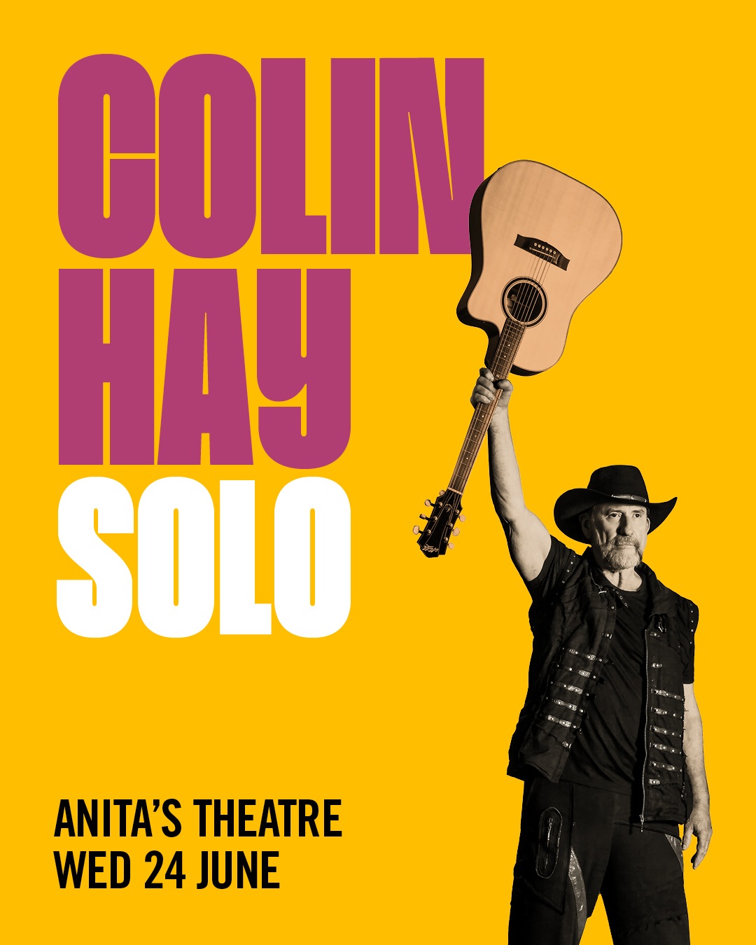 Colin Adds Anita’s Theatre Show To Rescheduled Australia Solo Tour