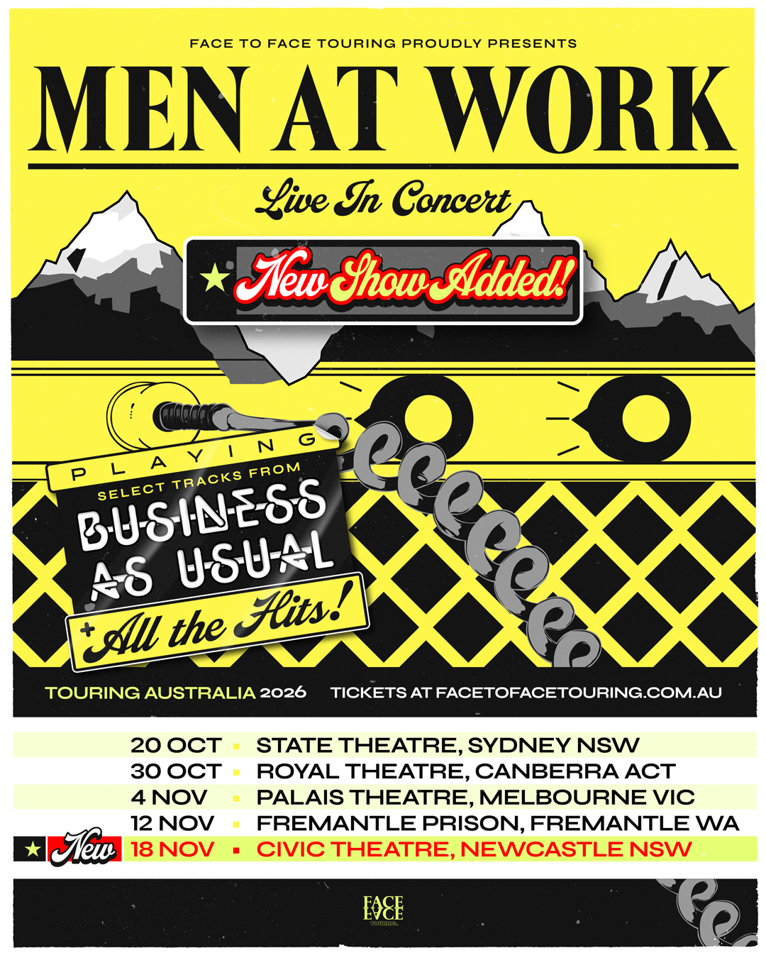 Men At Work’s Headline Australia Tour